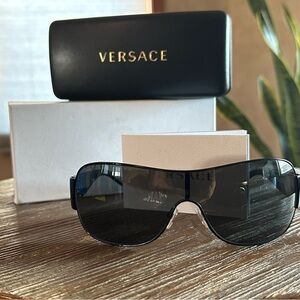 Versace Black Designer Sunglasses